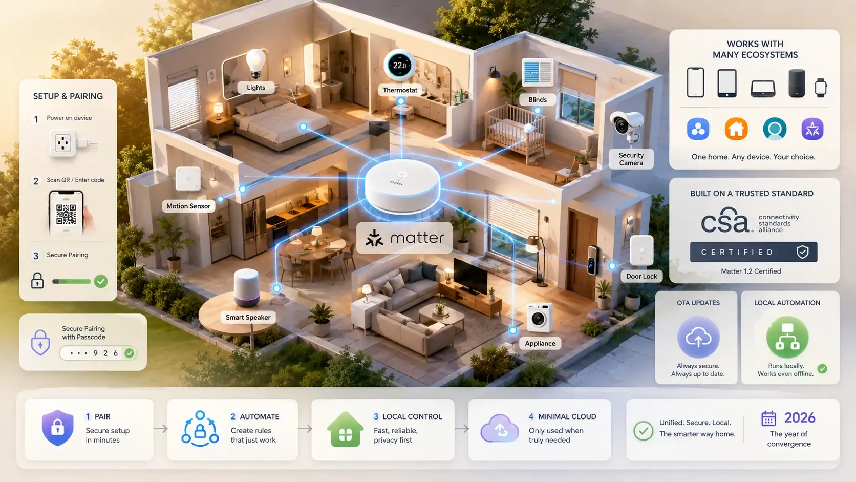 IoT 2026: Matter y la convergencia del hogar inteligente