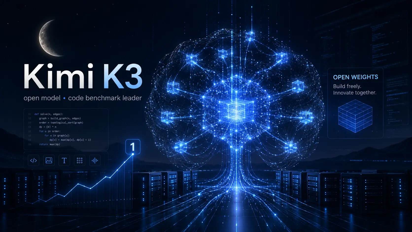 Kimi K3 de Moonshot AI : le modèle ouvert de 2,8 billions de paramètres qui domine un benchmark de code et publie ses poids